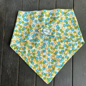 Blue Yellow Flowers - 14"